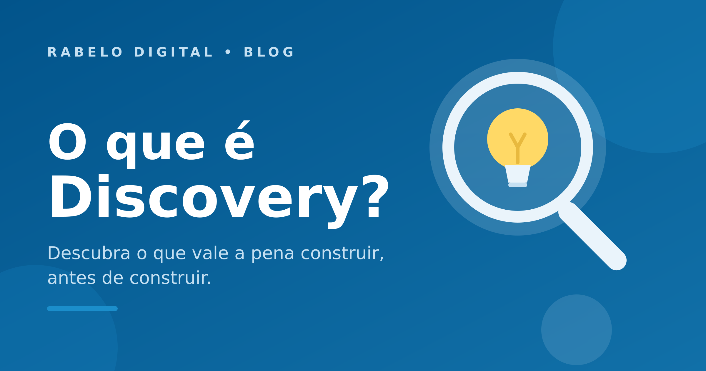 O que é Discovery e por que seu produto precisa (antes de qualquer linha de código)