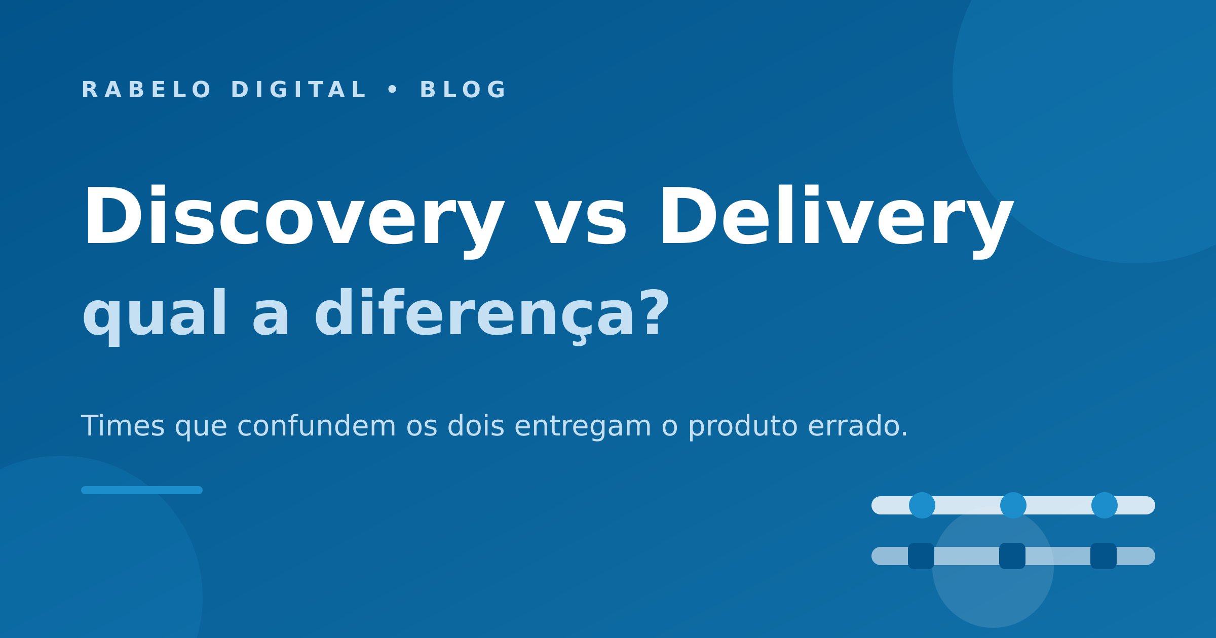 Discovery vs Delivery: qual a diferença?