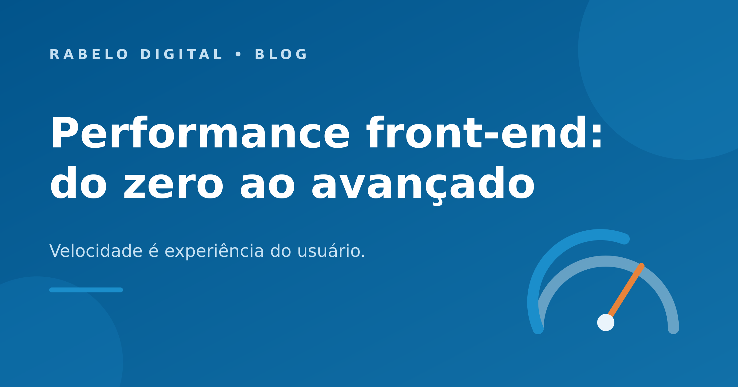 Performance front-end: do zero ao avançado