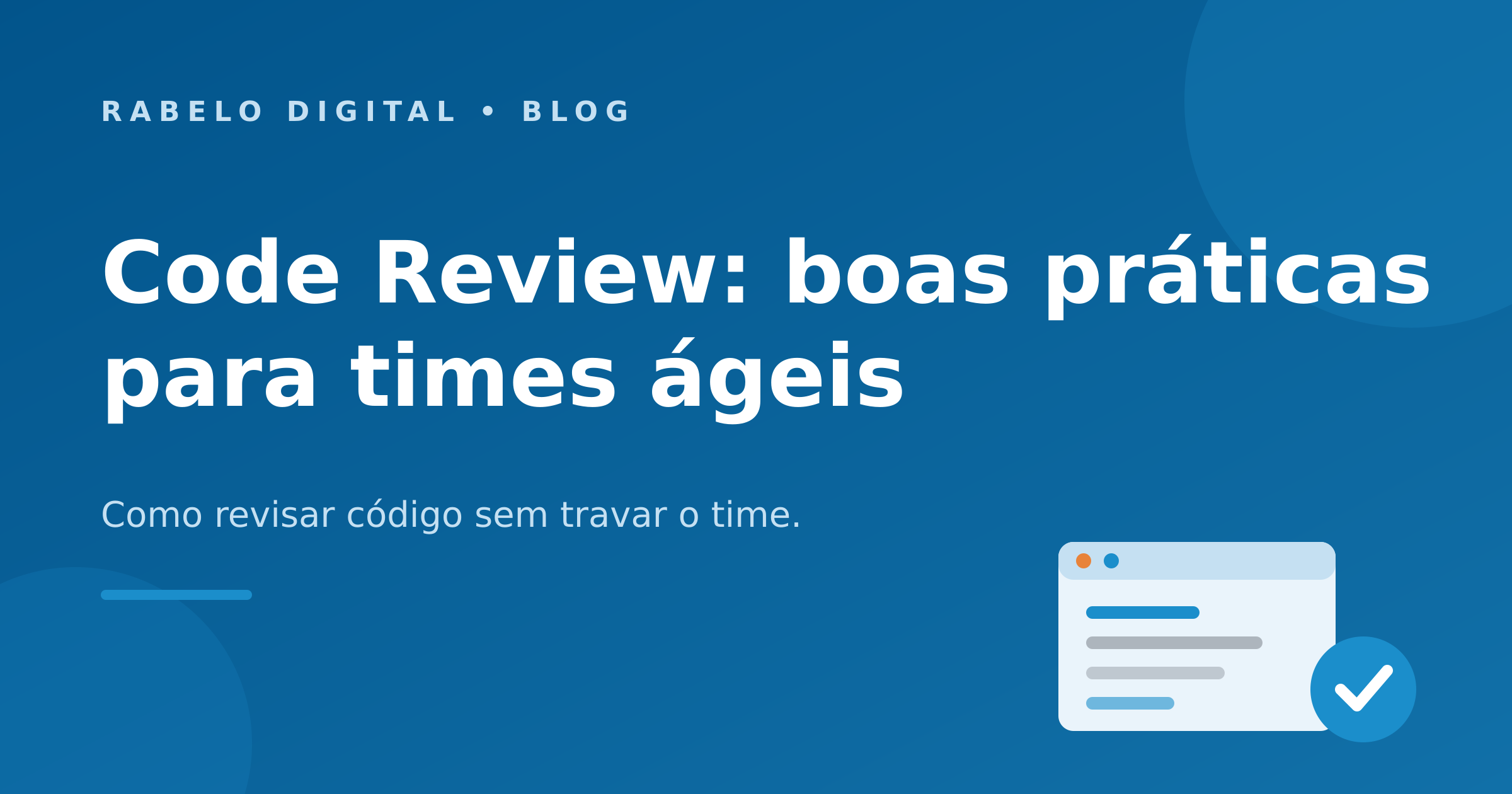 Code Review: boas práticas para times ágeis