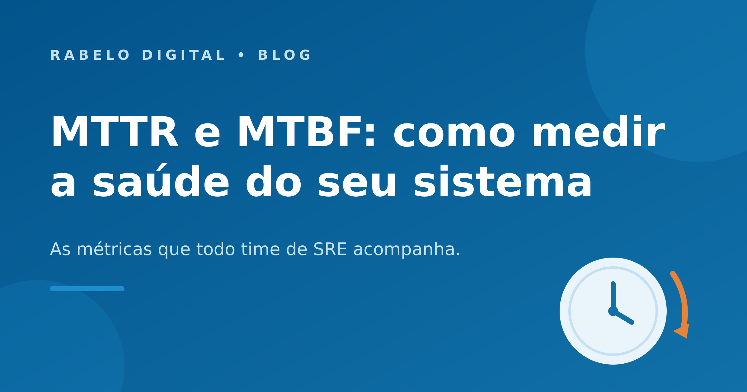MTTR e MTBF: como medir a saúde do seu sistema