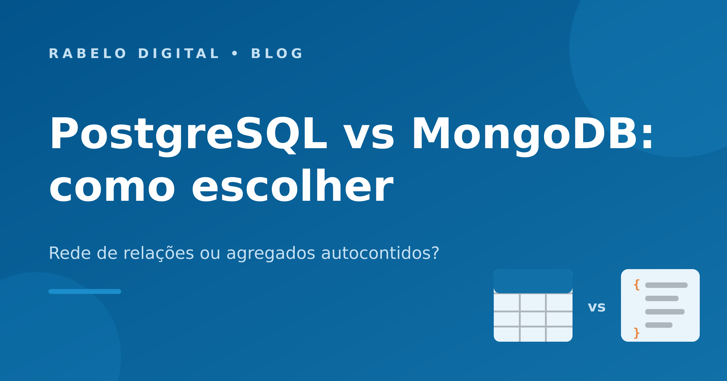 PostgreSQL vs MongoDB: como escolher