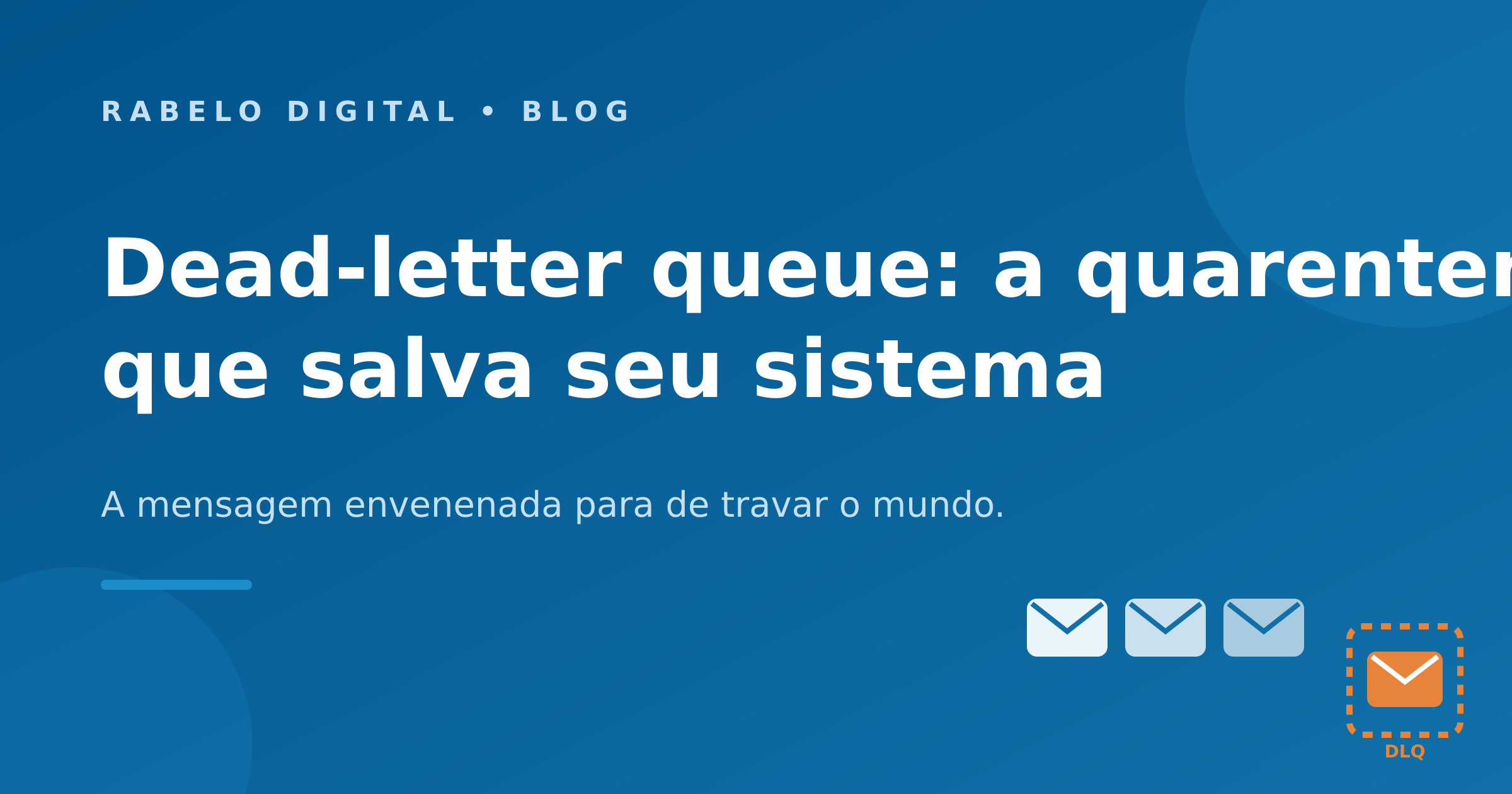 Dead-letter queue: a quarentena que salva seu sistema