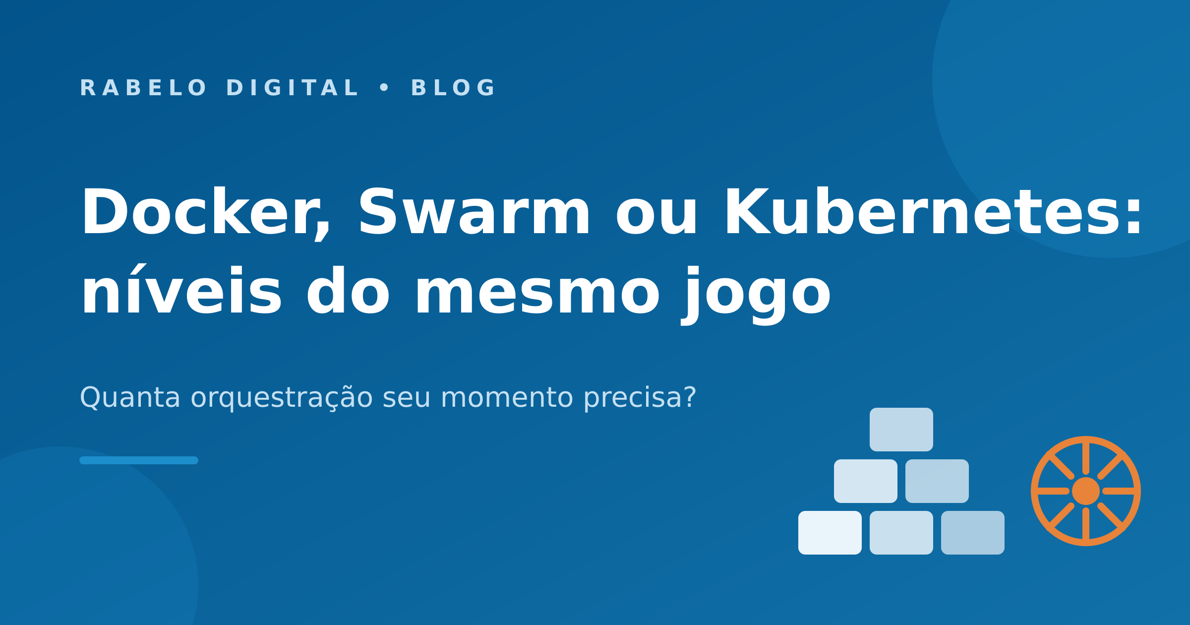 Docker, Swarm ou Kubernetes: níveis do mesmo jogo