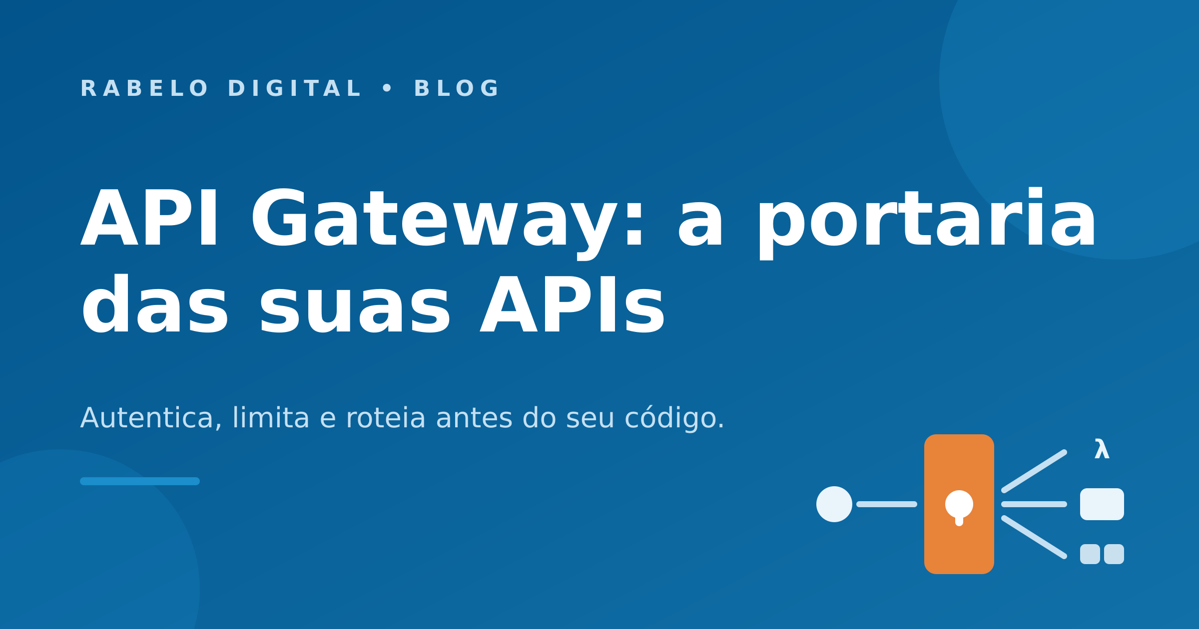 API Gateway: a portaria das suas APIs