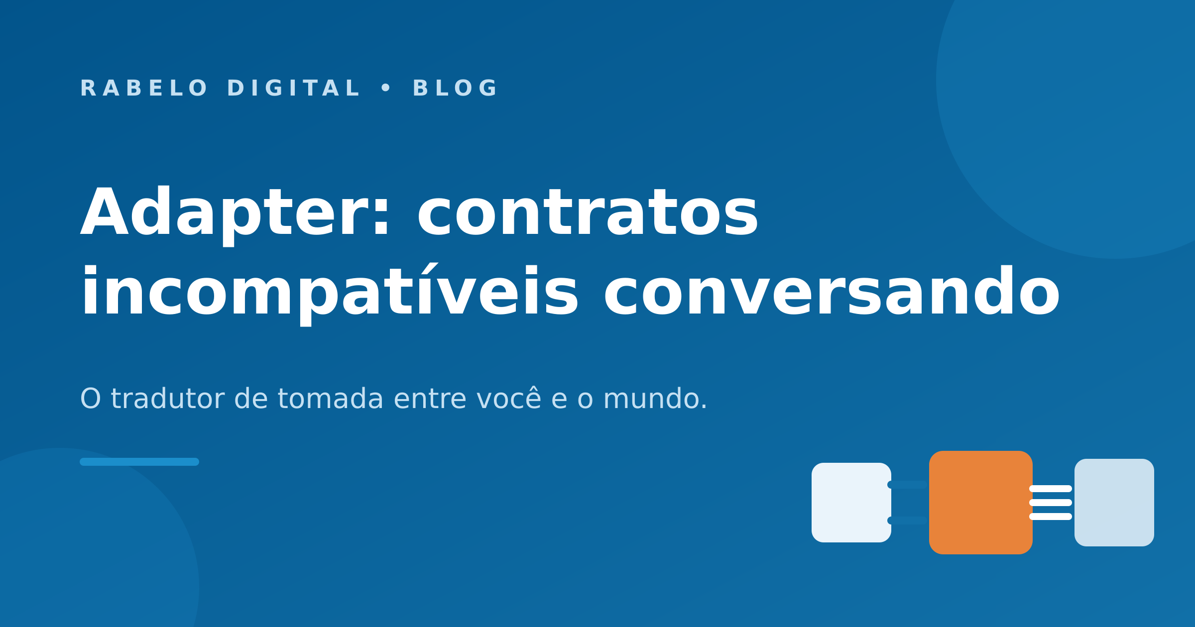 Adapter: contratos incompatíveis conversando