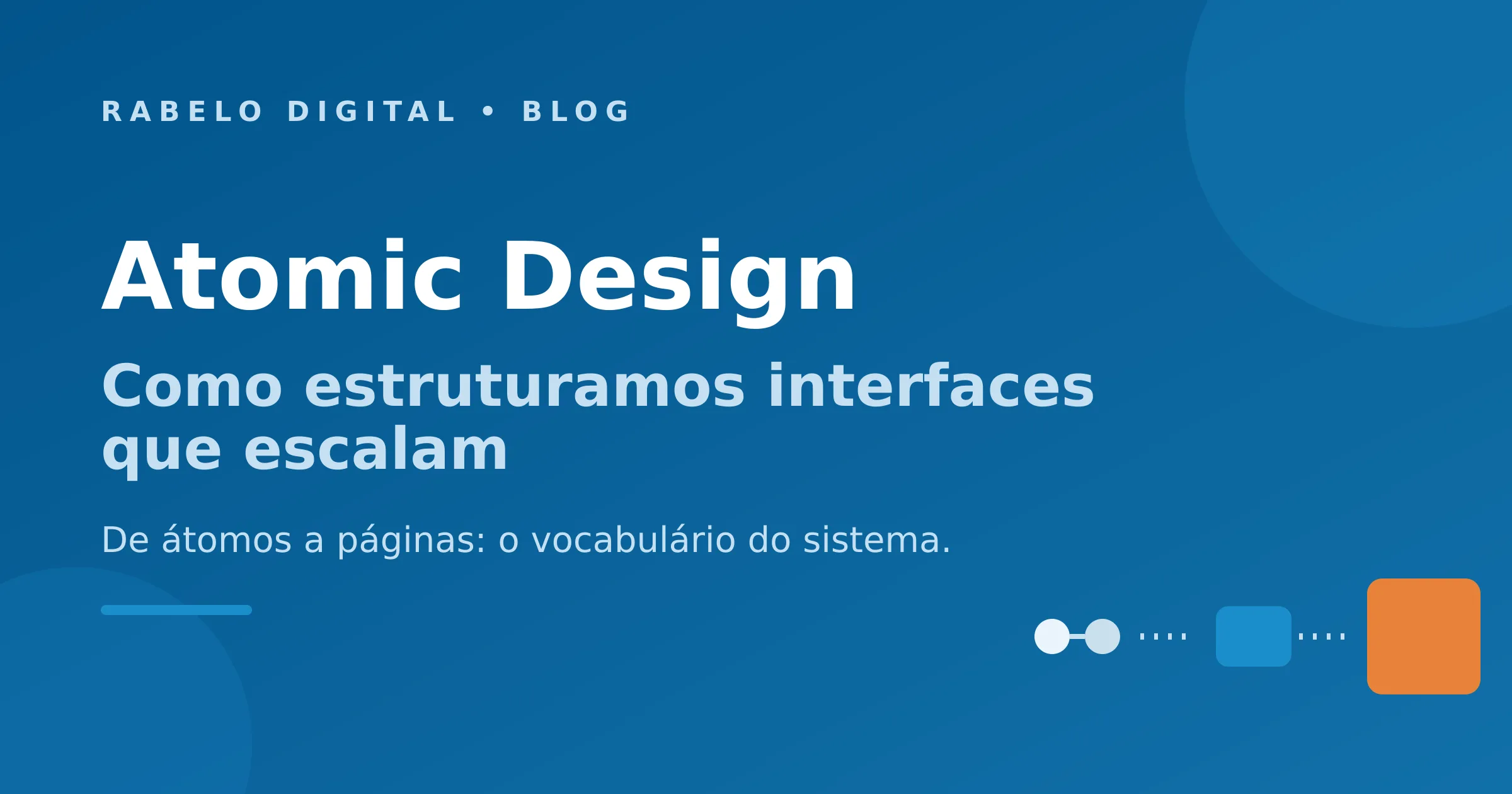 Atomic Design: como estruturamos interfaces que escalam