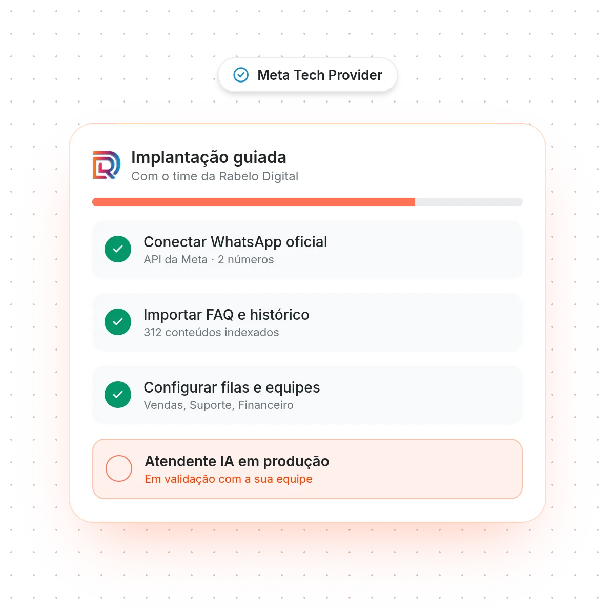 Jornada de onboarding do Pipelize